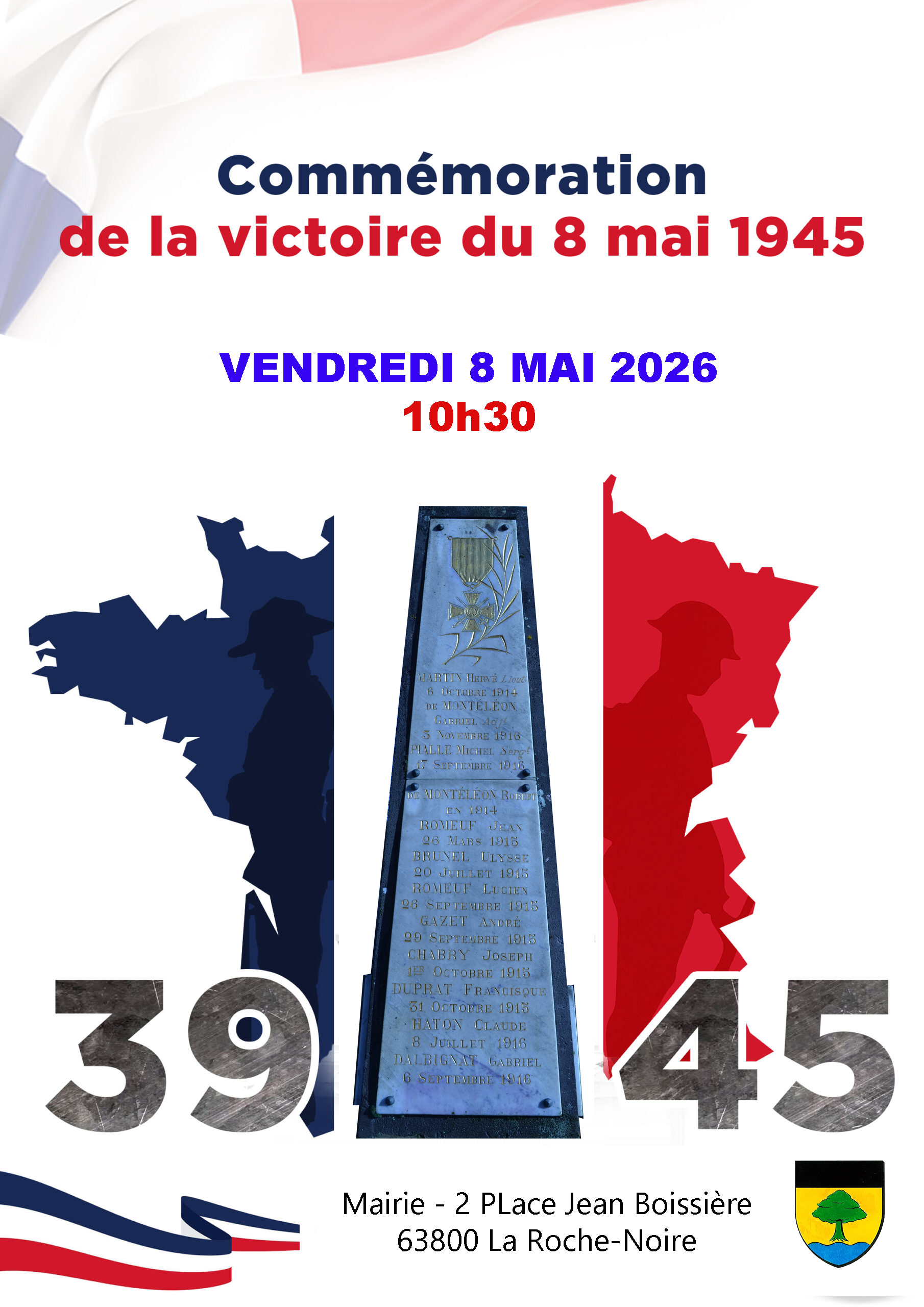 Cérémonie de commémoration du 8 mai 1945